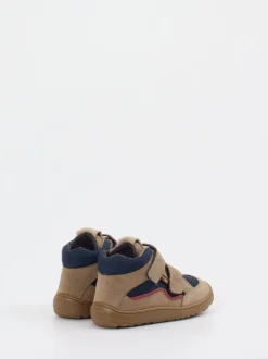 Froddo – Mid-Cut Sneaker aus Veloursleder sandbeige