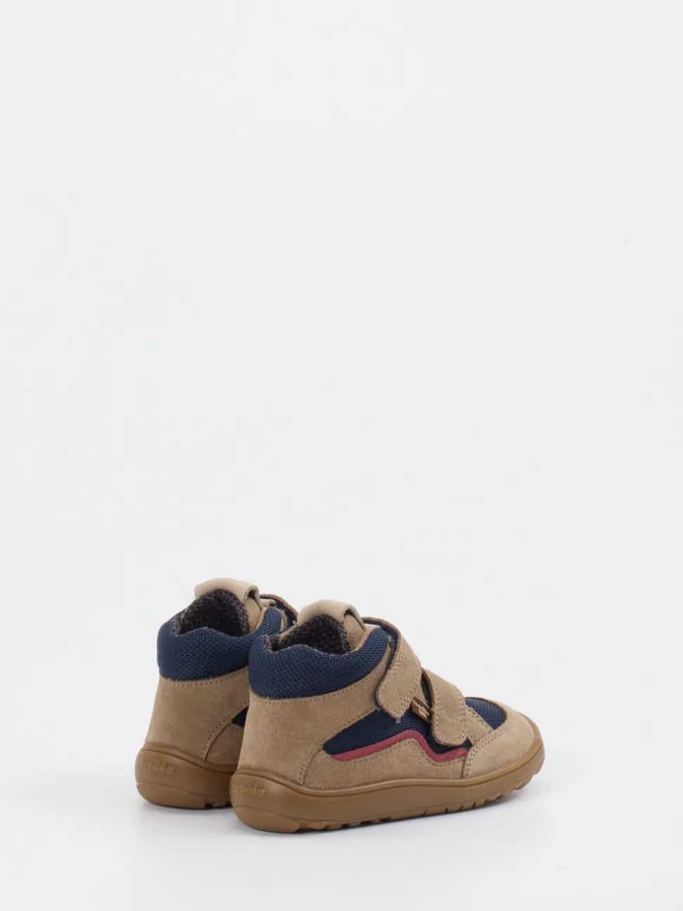 Froddo – Mid-Cut Sneaker aus Veloursleder sandbeige