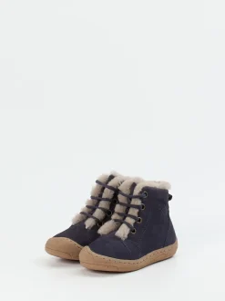 Froddo – Stiefeletten aus Veloursleder dunkelblau