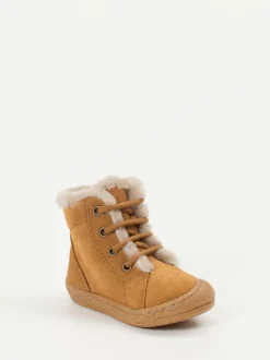 Froddo – Stiefeletten aus Veloursleder cognacbraun