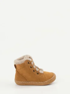 Froddo – Stiefeletten aus Veloursleder cognacbraun