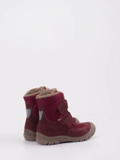 Froddo – Winterstiefel aus Veloursleder bordeauxrot