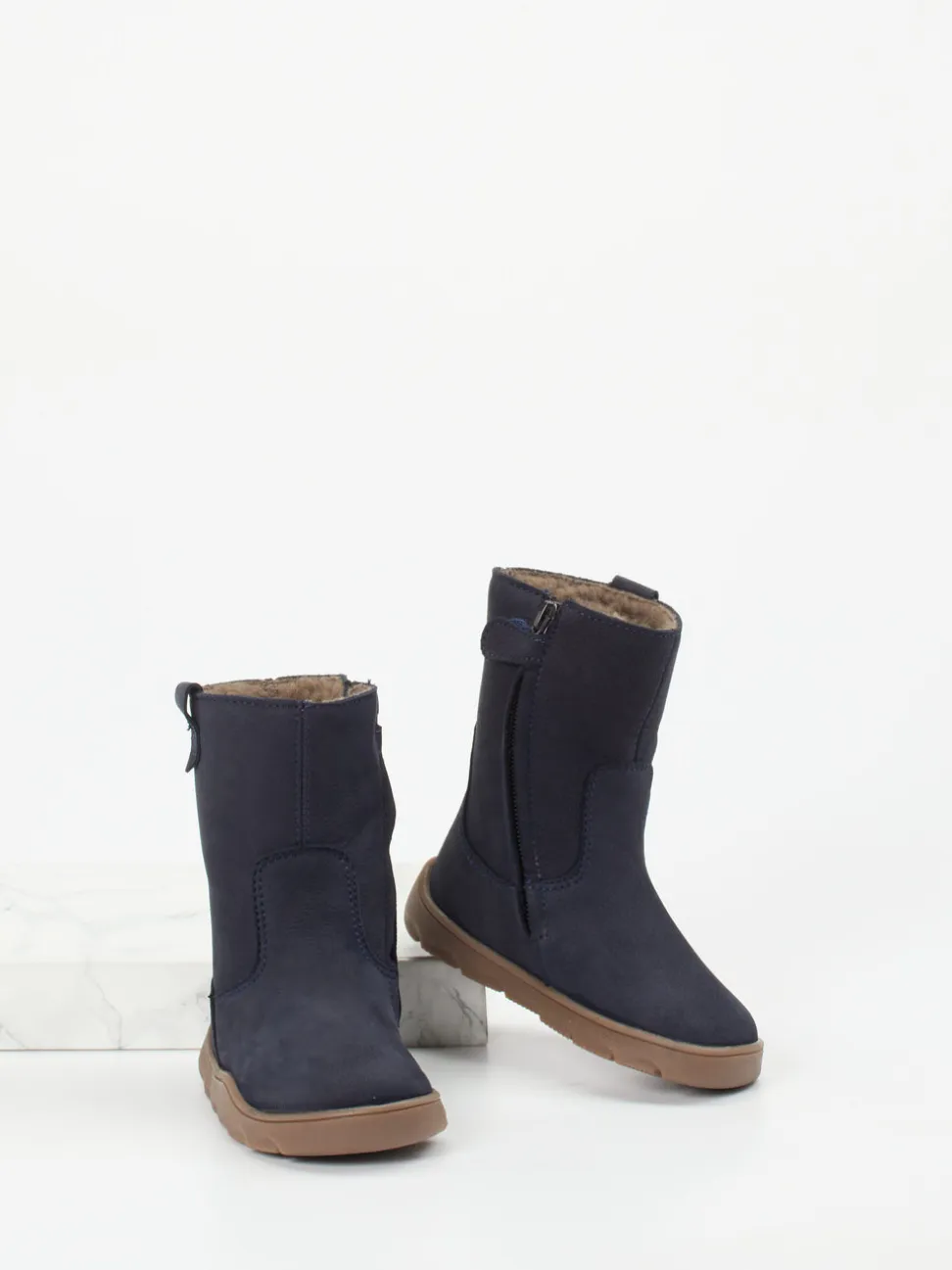Froddo – Winterstiefel aus Nubukleder blau