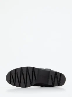Gabor – Biker-Stiefelette aus Kalbleder Schwarz