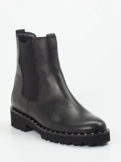Gabor – Chelsea Boots aus Kalbleder Schwarz