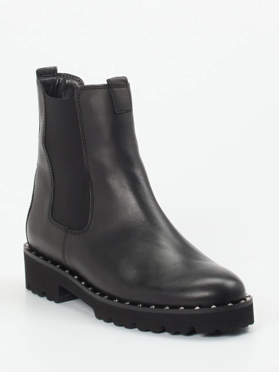 Gabor – Chelsea Boots aus Kalbleder Schwarz