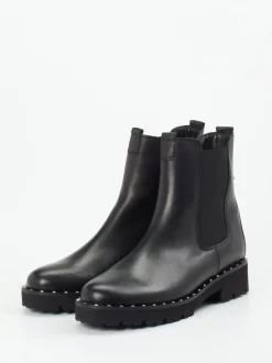 Gabor – Chelsea Boots aus Kalbleder Schwarz