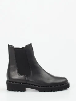 Gabor – Chelsea Boots aus Kalbleder Schwarz