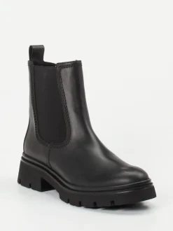 Gabor – Chelsea Boots aus Glattleder Schwarz