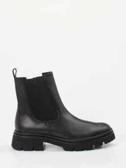 Gabor – Chelsea Boots aus Glattleder Schwarz