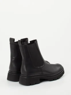 Gabor – Chelsea Boots aus Glattleder Schwarz