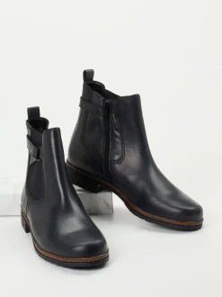 Gabor – Chelsea Boots aus Kalbleder in Nachtblau