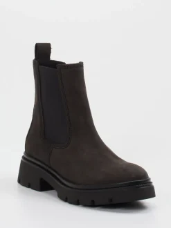 Gabor – Chelsea Boots aus Nubukleder Dunkelgrau
