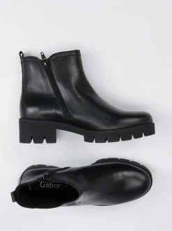 Gabor – Chelsea Boots aus Lammleder schwarz