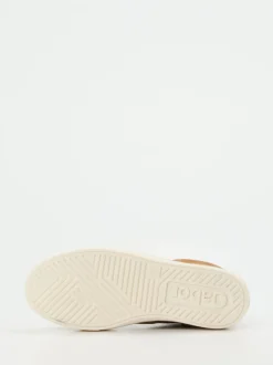 Gabor – High-Top Sneaker aus Veloursleder karamellbraun