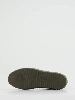 Gabor – High-Top-Sneaker aus Veloursleder Taupe