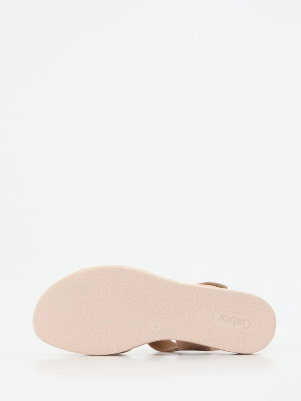 Gabor – Keilsandalette aus Veloursleder rosé