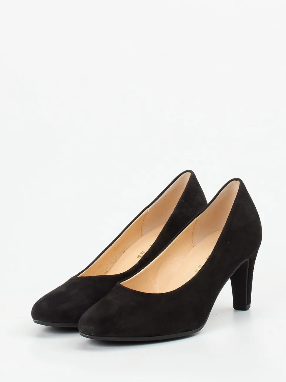 Gabor – Klassische Pumps aus Veloursleder schwarz