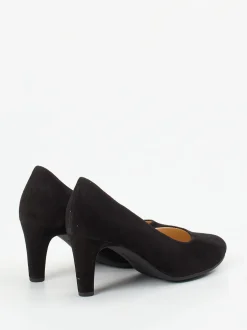 Gabor – Klassische Pumps aus Veloursleder schwarz