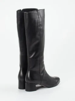 Gabor – Kniehohe Stiefel aus Leder Schwarz