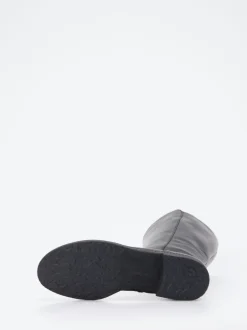 Gabor – Kniehohe Stiefel aus Kalbleder Schwarz