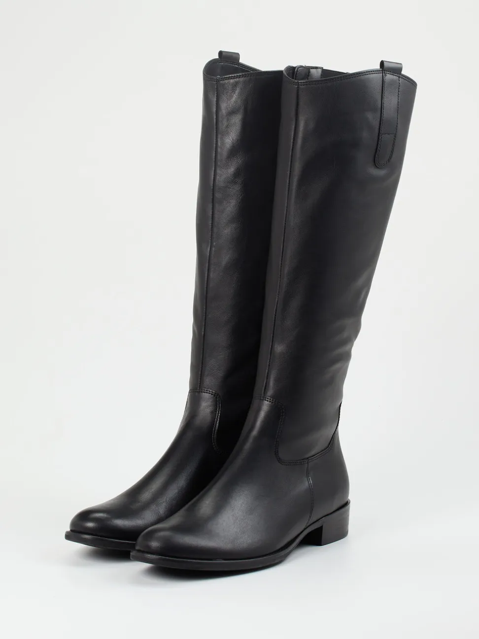 Gabor – Kniehohe Stiefel aus Kalbleder schwarz
