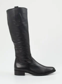 Gabor – Kniehohe Stiefel aus Kalbleder schwarz