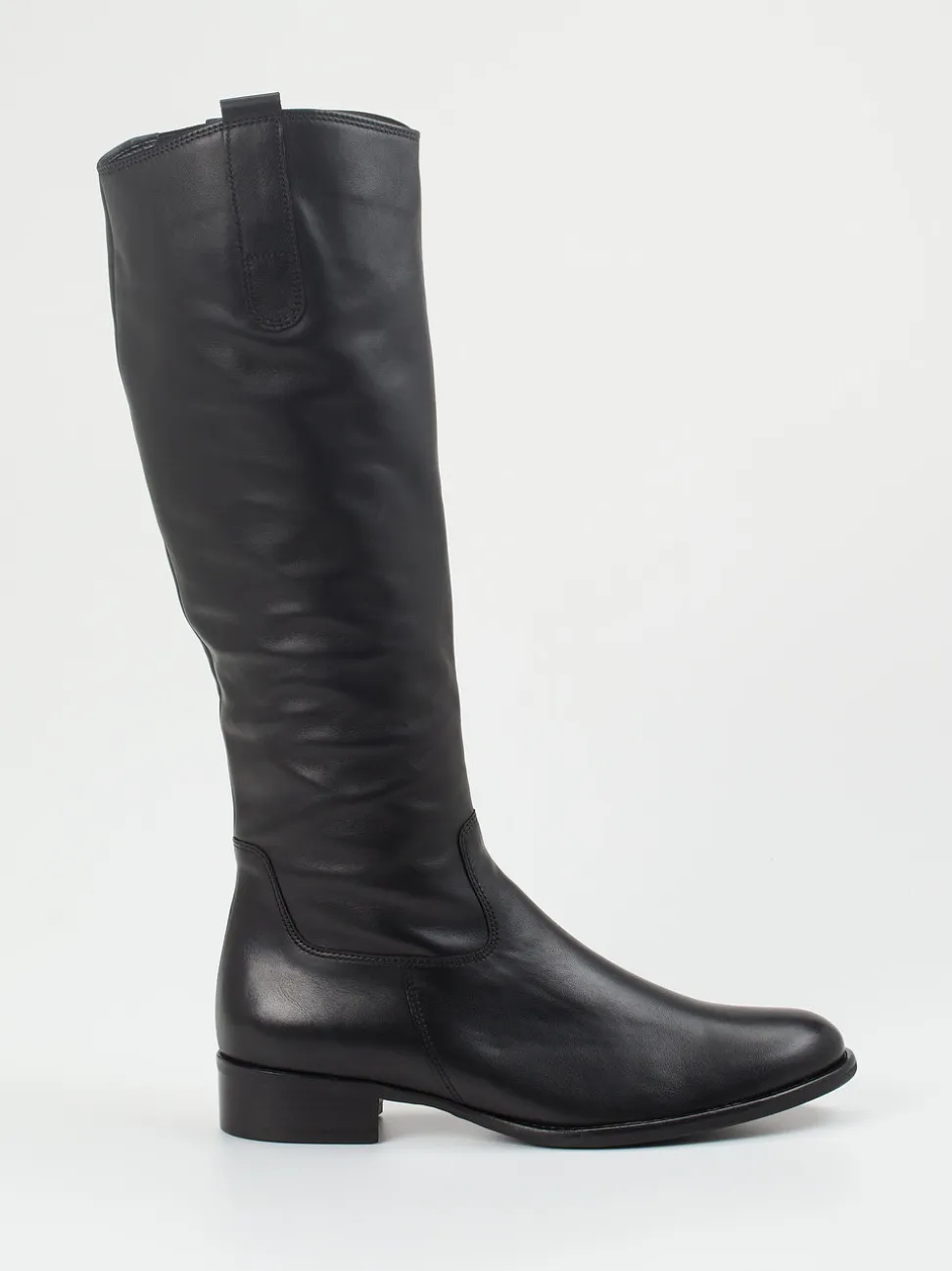 Gabor – Kniehohe Stiefel aus Kalbleder schwarz