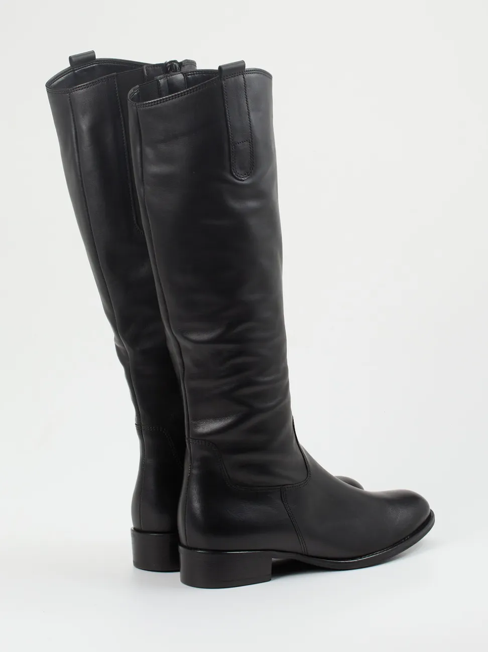 Gabor – Kniehohe Stiefel aus Kalbleder schwarz