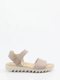 Gabor – Komfort-Sandale aus Nubukleder beige