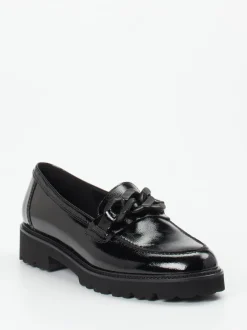 Gabor – Loafer aus Lackleder in Schwarz