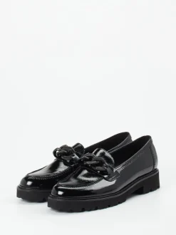 Gabor – Loafer aus Lackleder in Schwarz
