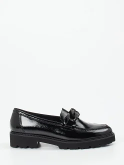 Gabor – Loafer aus Lackleder in Schwarz
