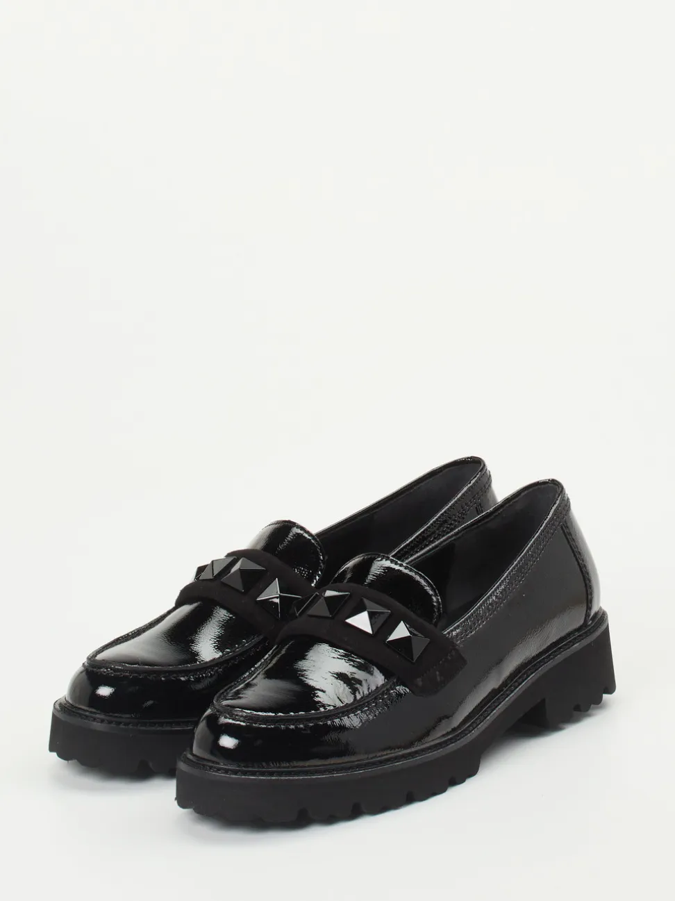 Gabor – Loafer aus Lackleder in Schwarz