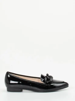 Gabor – Loafer aus Lackleder schwarz glänzend