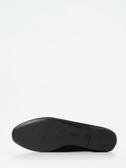Gabor – Loafer aus Veloursleder Schwarz Strass