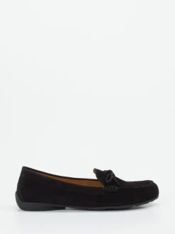 Gabor – Loafer aus Veloursleder in Schwarz