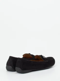 Gabor – Loafer aus Veloursleder in Schwarz