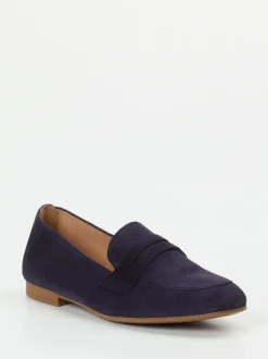 Gabor – Loafer aus Veloursleder in Dunkelviolett