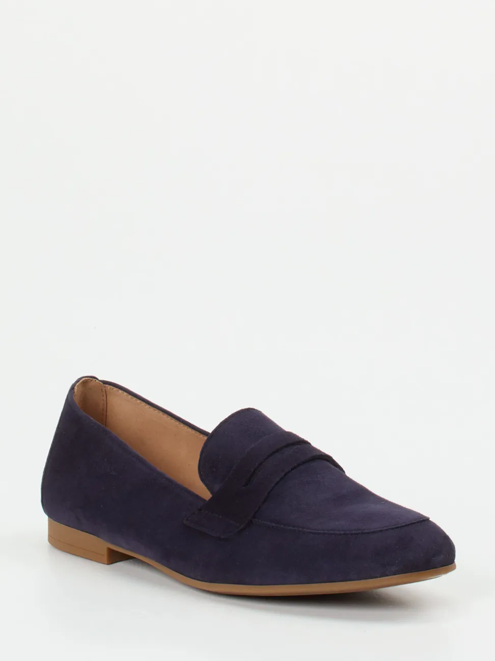 Gabor – Loafer aus Veloursleder in Dunkelviolett