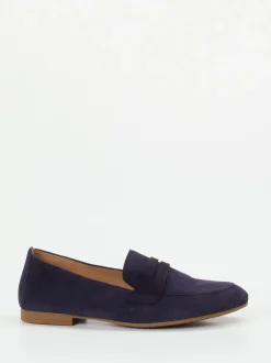 Gabor – Loafer aus Veloursleder in Dunkelviolett