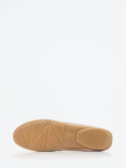 Gabor – Loafer aus Veloursleder in Beige