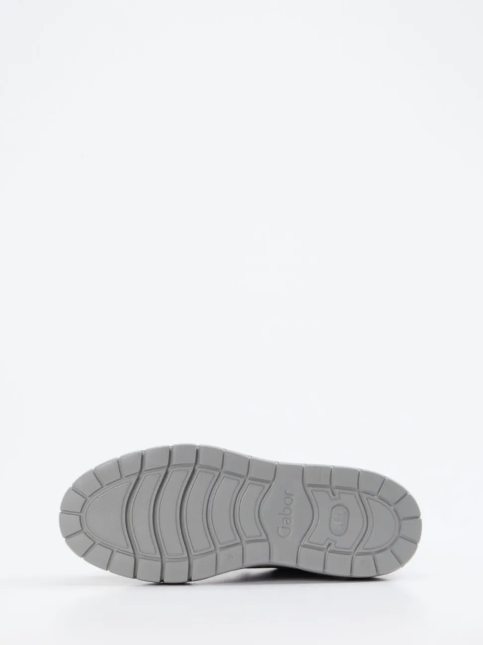Gabor – Plateau-Sneaker aus Veloursleder Grau