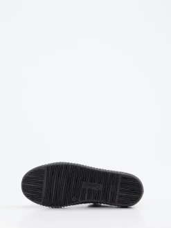Gabor – Plateau-Sneaker aus schwarzem Lackleder