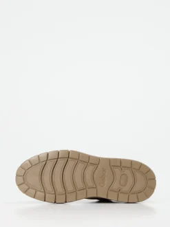 Gabor – Plateau-Sneaker aus Lammleder sandbeige