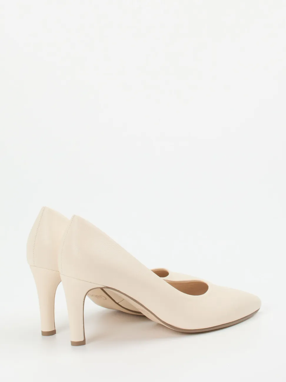 Gabor – Pumps aus Lammleder in Cremeweiß
