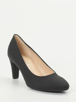 Gabor – Pumps aus Metallicleder in Schwarz
