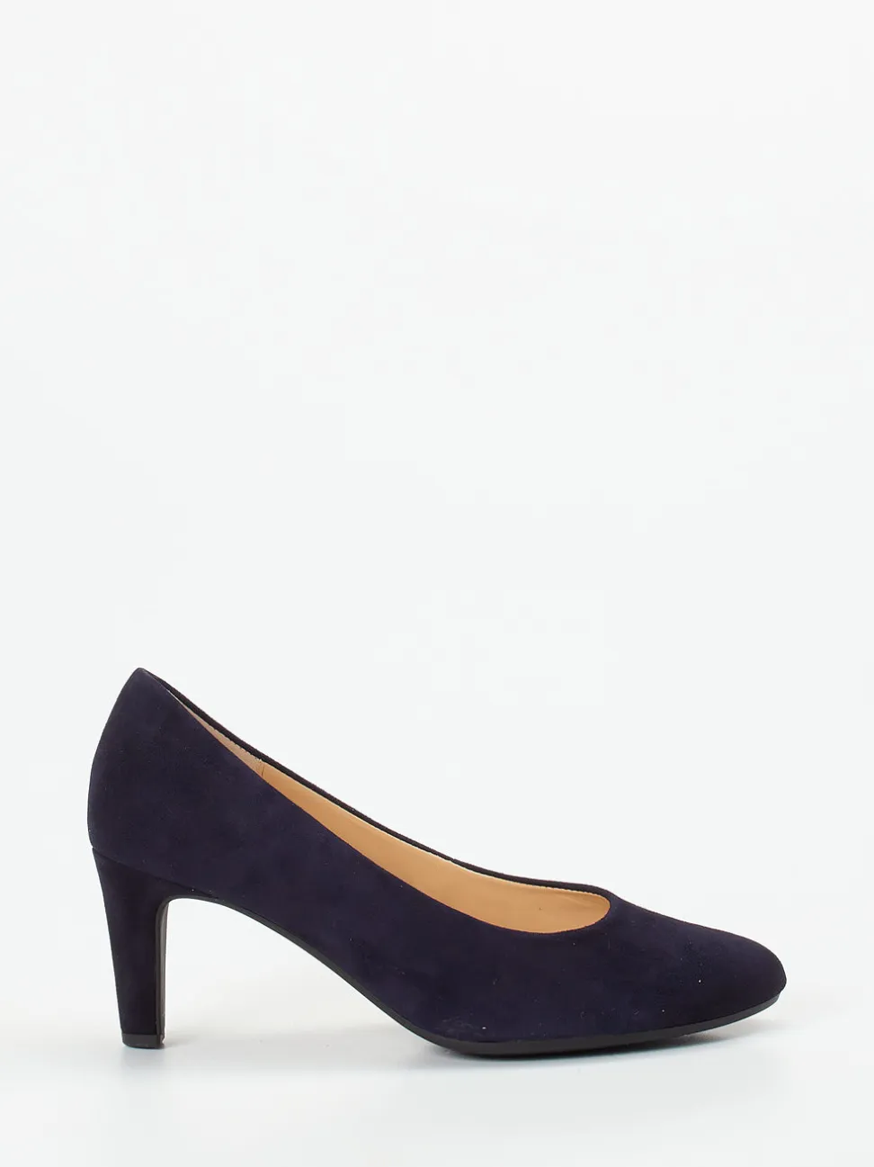 Gabor – Pumps aus Veloursleder in Dunkelblau