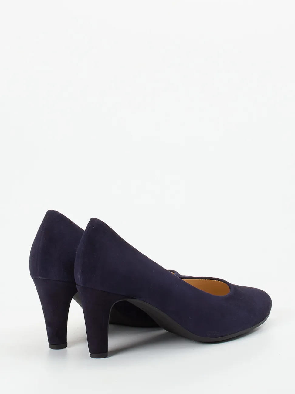 Gabor – Pumps aus Veloursleder in Dunkelblau