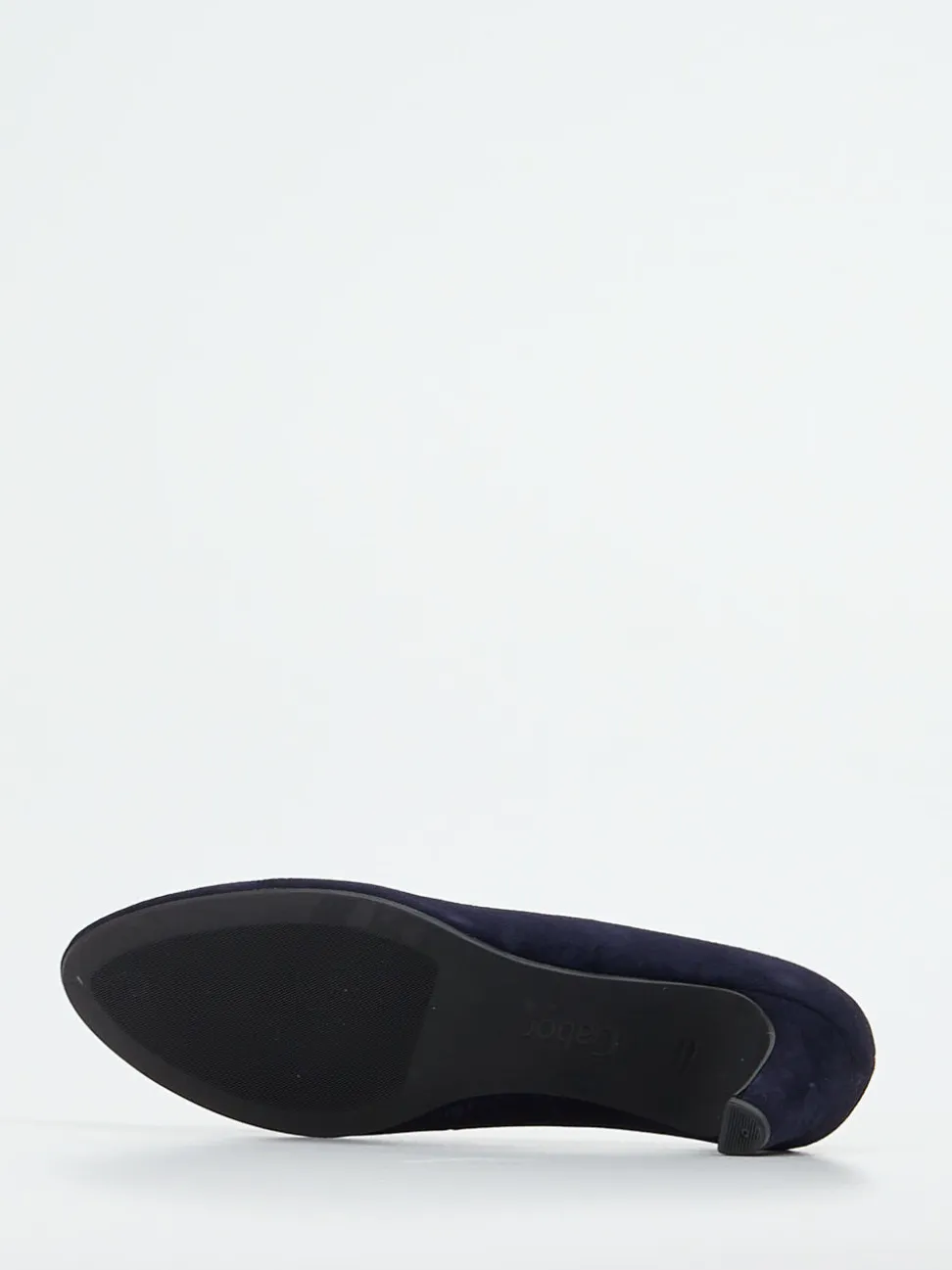 Gabor – Pumps aus Veloursleder in Dunkelblau